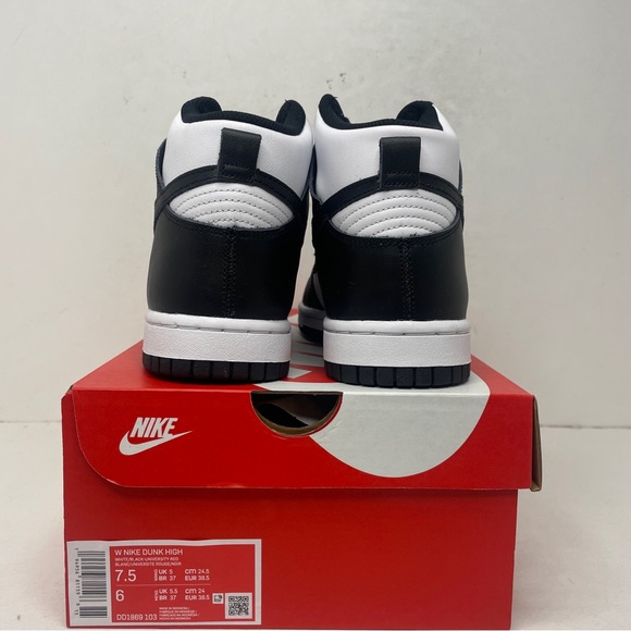 Nike Dunk High WMNS “Panda/Black White” 2023 - Picture 4 of 4